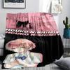 1PC A Silent Voice Print Flannel Blanket, High Quality All Seasons, Home Decor, Warmth and Comfort, Perfect for Christmas Gifts
