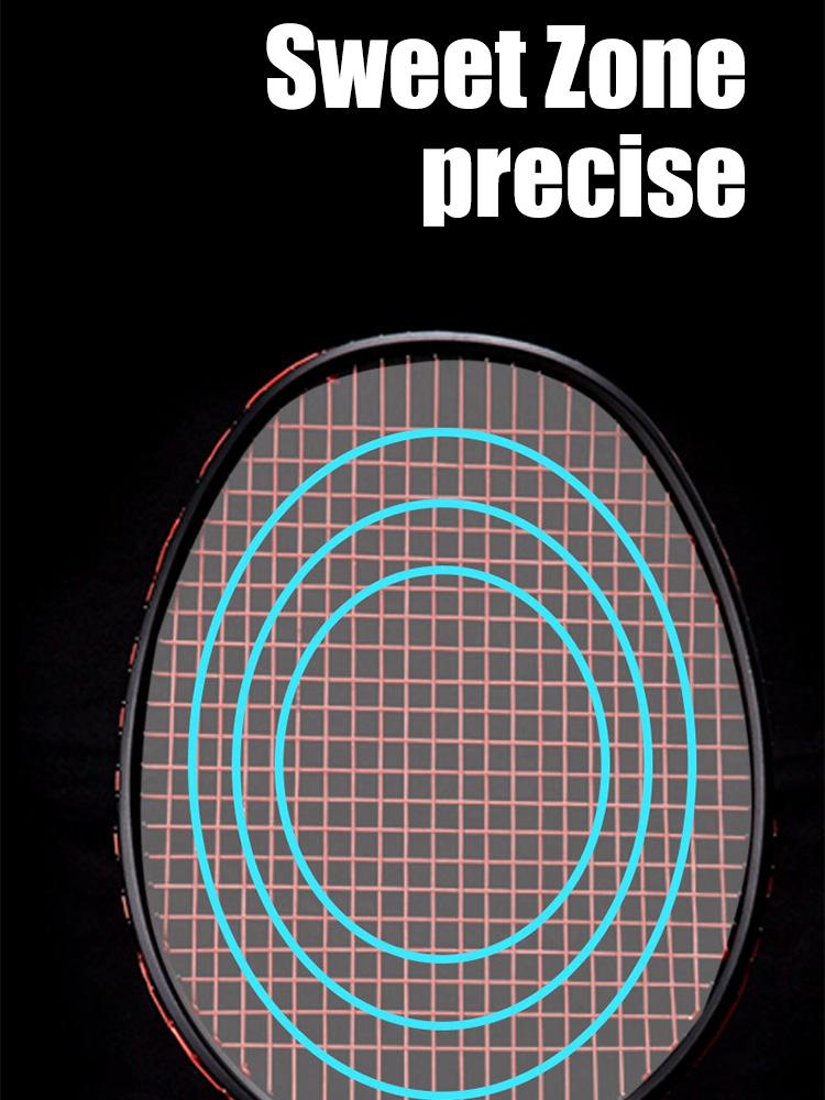 21-30 LBS Badminton Racket Carbon Fiber Man Woman Adult High Elasticity Durable Major Attack Racket Defense Competition Level
