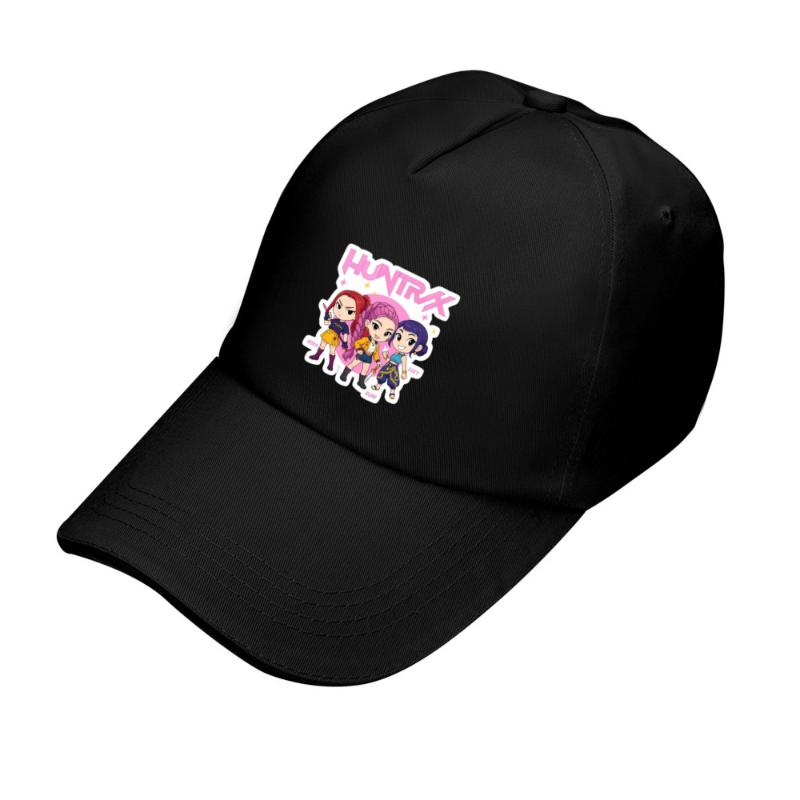 Kpop Demon Hunter Hat Letter Baseball Cap For Women Summer Adjustable Sun Hat Anime Cute Retro Sunbonnet Adult Headgear Gift