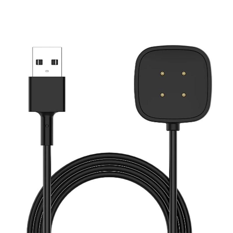 Xiaomi Ladegerät USB-Ladegerät Smartwatch Ladekabel Basis Zubehör 1m für Fitbit Sense/Sense 2/Versa 4/Versa 3