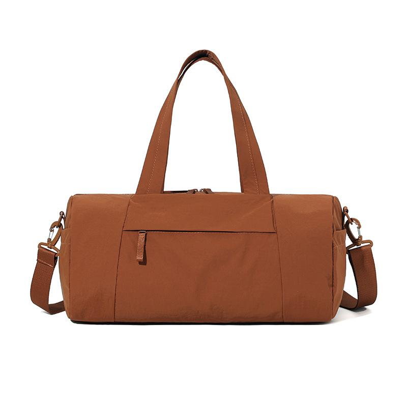 Couple Short-distance Luggage Bag Casual Simple Travel Bag Dry Wet Separation Sports Can Be Used To Pull Rod Fitness Bag