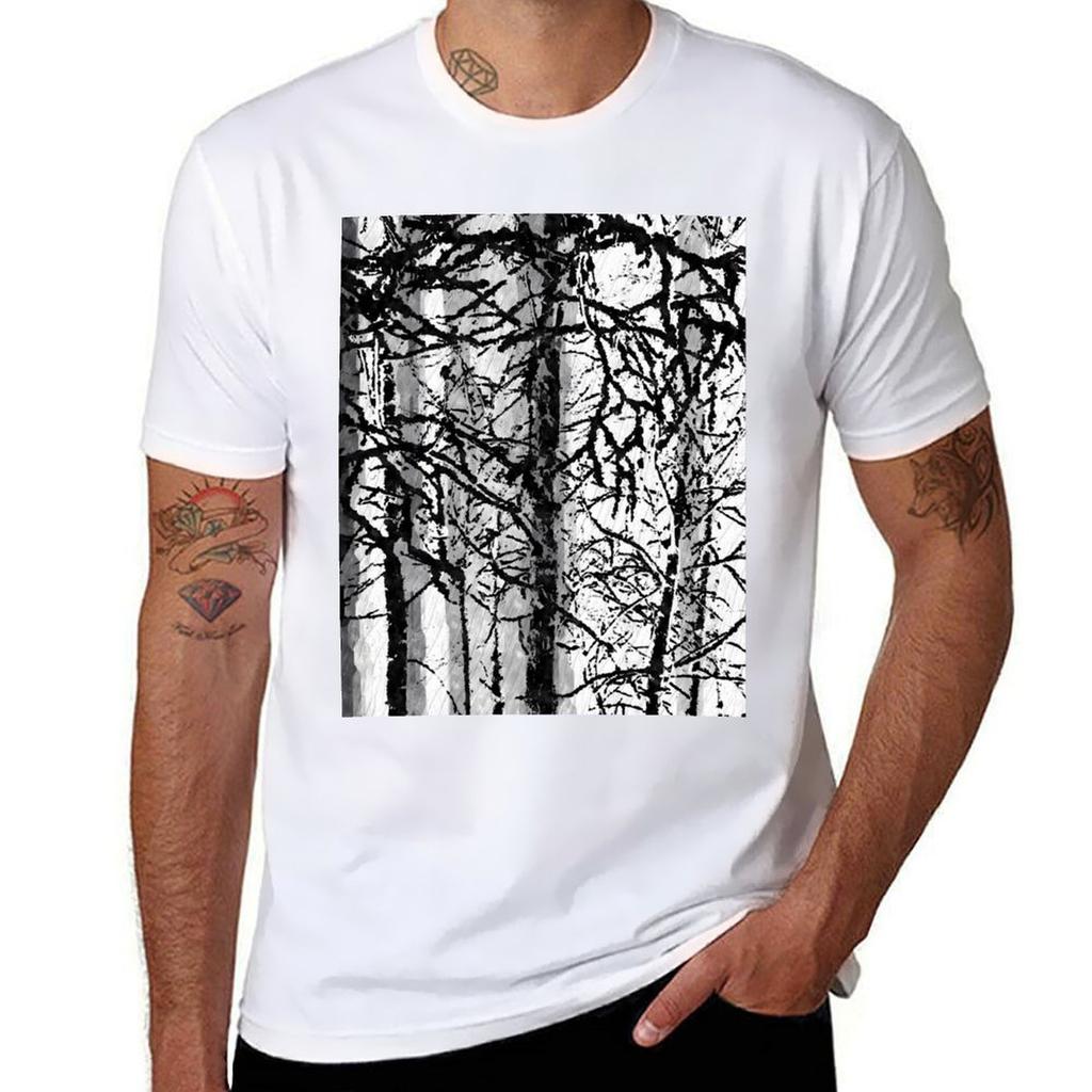 Birches Tshirt Summer Holiday Casual Tee