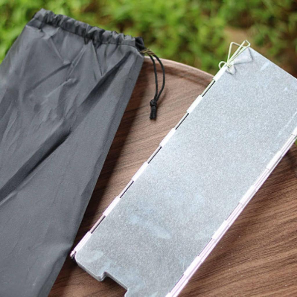 Aluminum Folding Windscreen Wear-Resistant 10-Panel Heat Reflecting