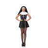 Nun Religieuse Cosplay Costume For Adults With Polyester Blend Fabric For Stage Performances