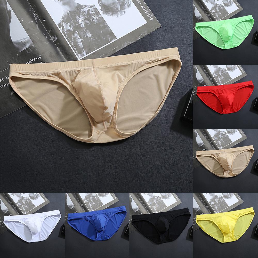 7 Colors Underwear Ice Silk G-Strings Ice silk Men