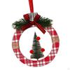 Christmas Tree Hanging Ornament Party Props for Farmhouse Office Shop Window House Shape