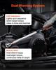 VEVOR Torque Wrench Set 1/2" Drive Digital Torque Wrench 4 Display Units, ±2% Accuracy, LCD Screen, with Buzzer and LED Indicator, with Sockets