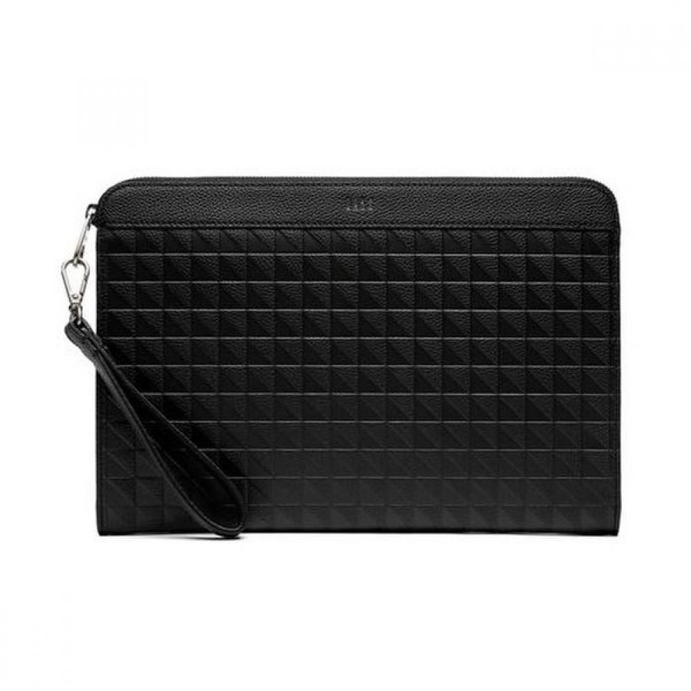 

Daks Black Grid Pattern Clutch Bag Dbba2e269 Single option