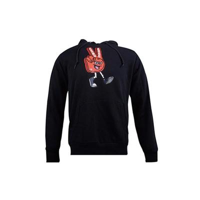 Sweatshirts Men's Black Hooded Moderate Regular 10019083-A01