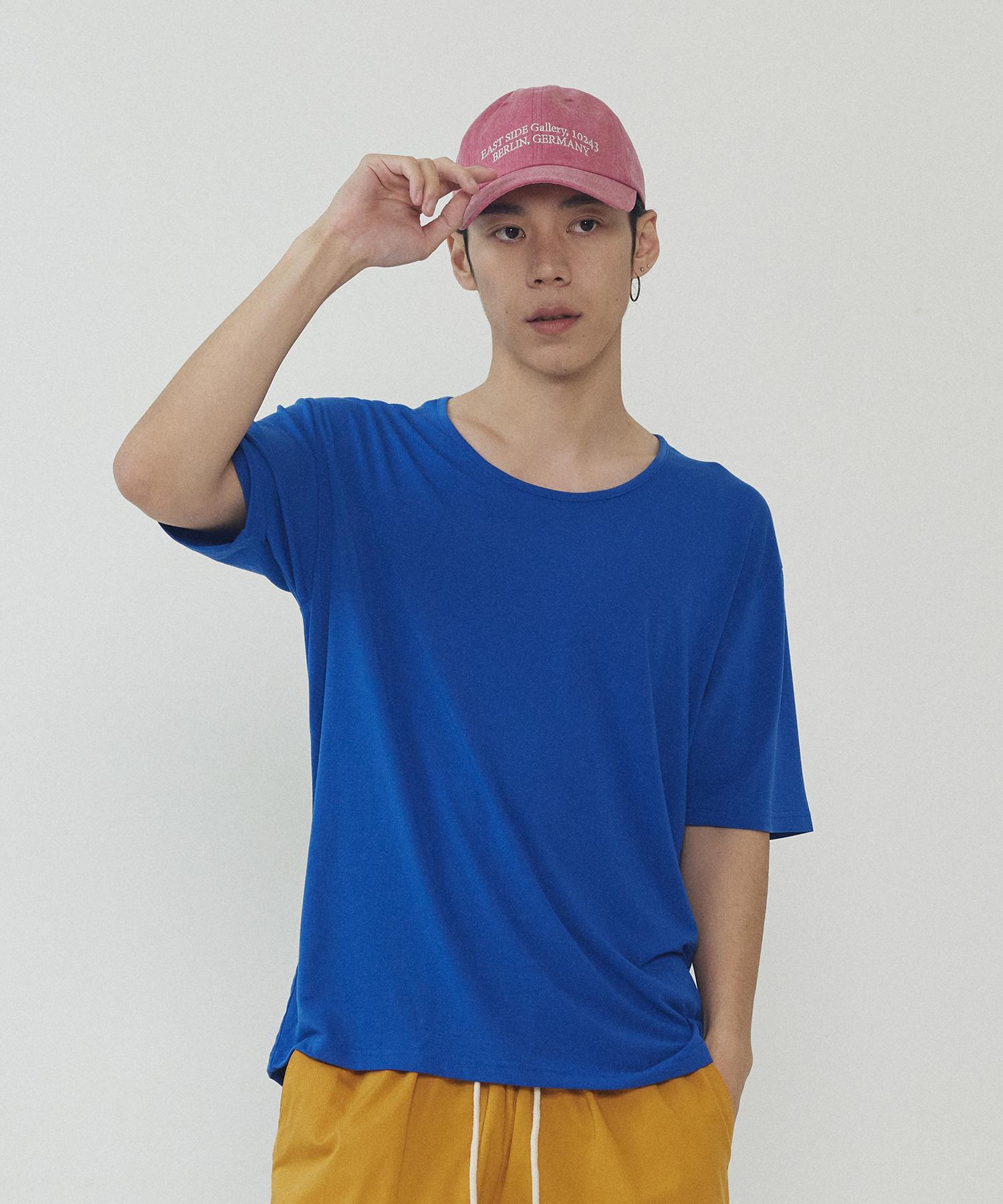 Analog Mood Crew Neck Short Sleeve T-Shirt (Blue) Free