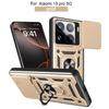 Pour Xiaomi 15 Pro Coque Xiaomi 14 Pro Housse Mi 13 Pro Mi 15 Support Anneau Magnétique Coque Armure Téléphone Glissière Protection Caméra Housse Arrière