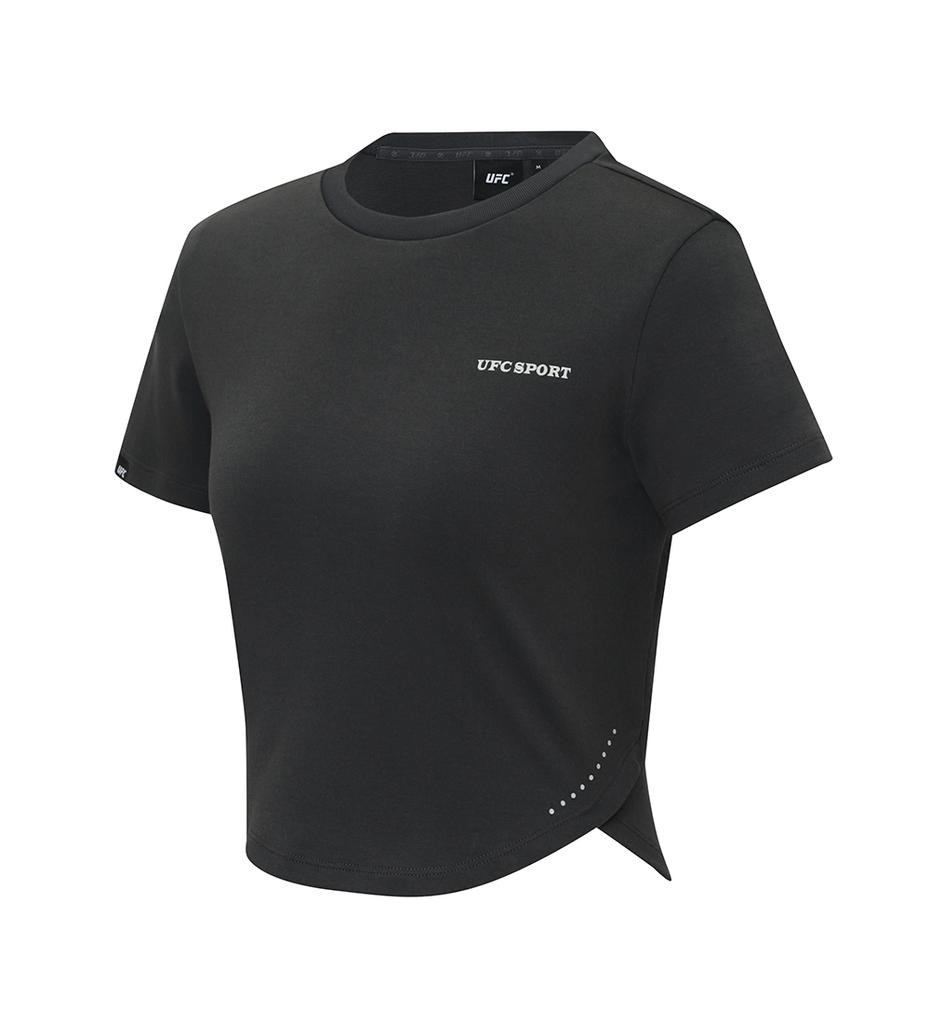 UFC SPORT Ufc Soft Slim Fit Short Sleeve T-Shirt Charcoal U2Ssw3201Ch
