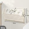 Wall-Mounted Foldable Shoe Rack & Storage Organizer for Living Room