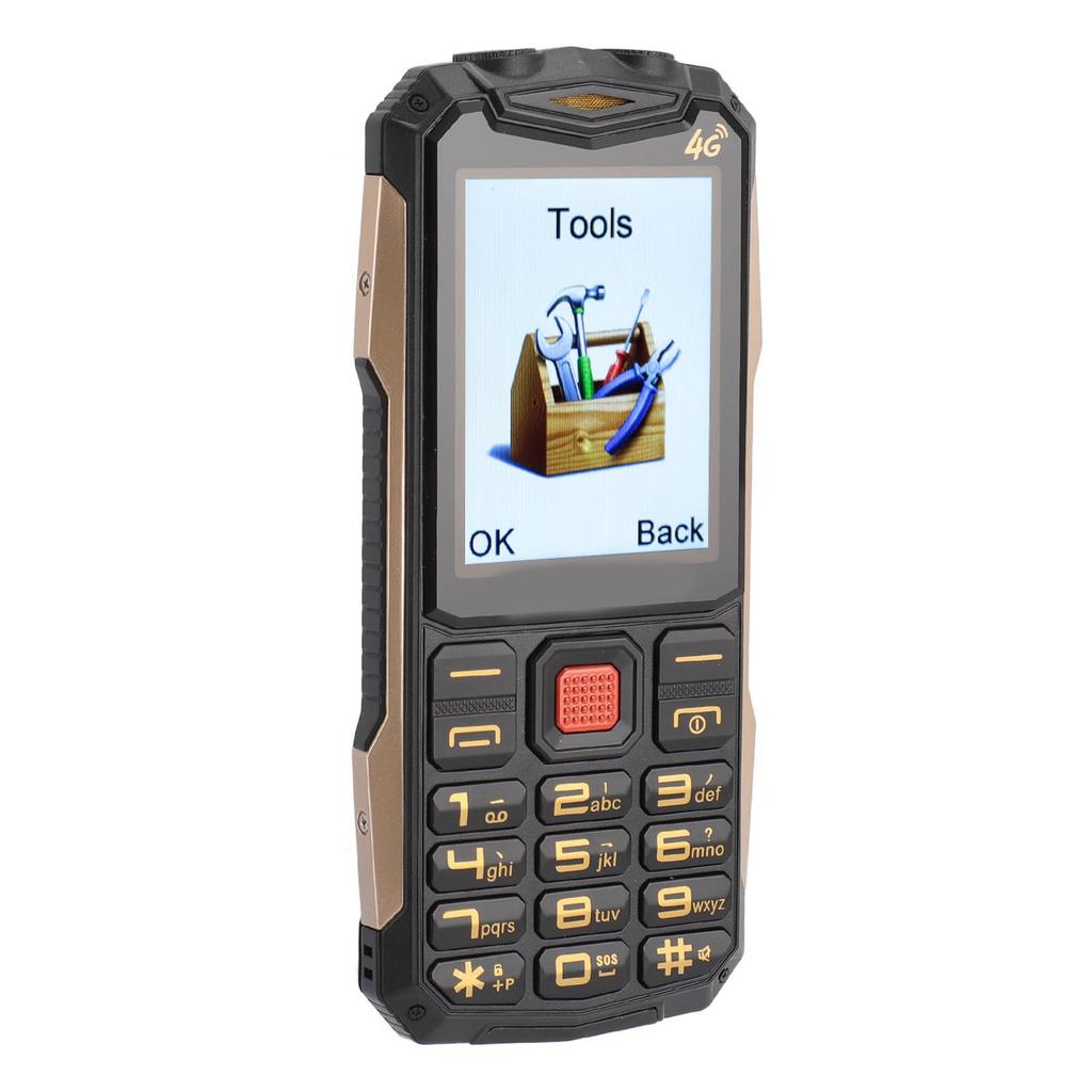 4800mAh Dual Card Dual Standby Big Button Clear Sound Big Fonts 1.3MP Camera 4G Mobile Phone for