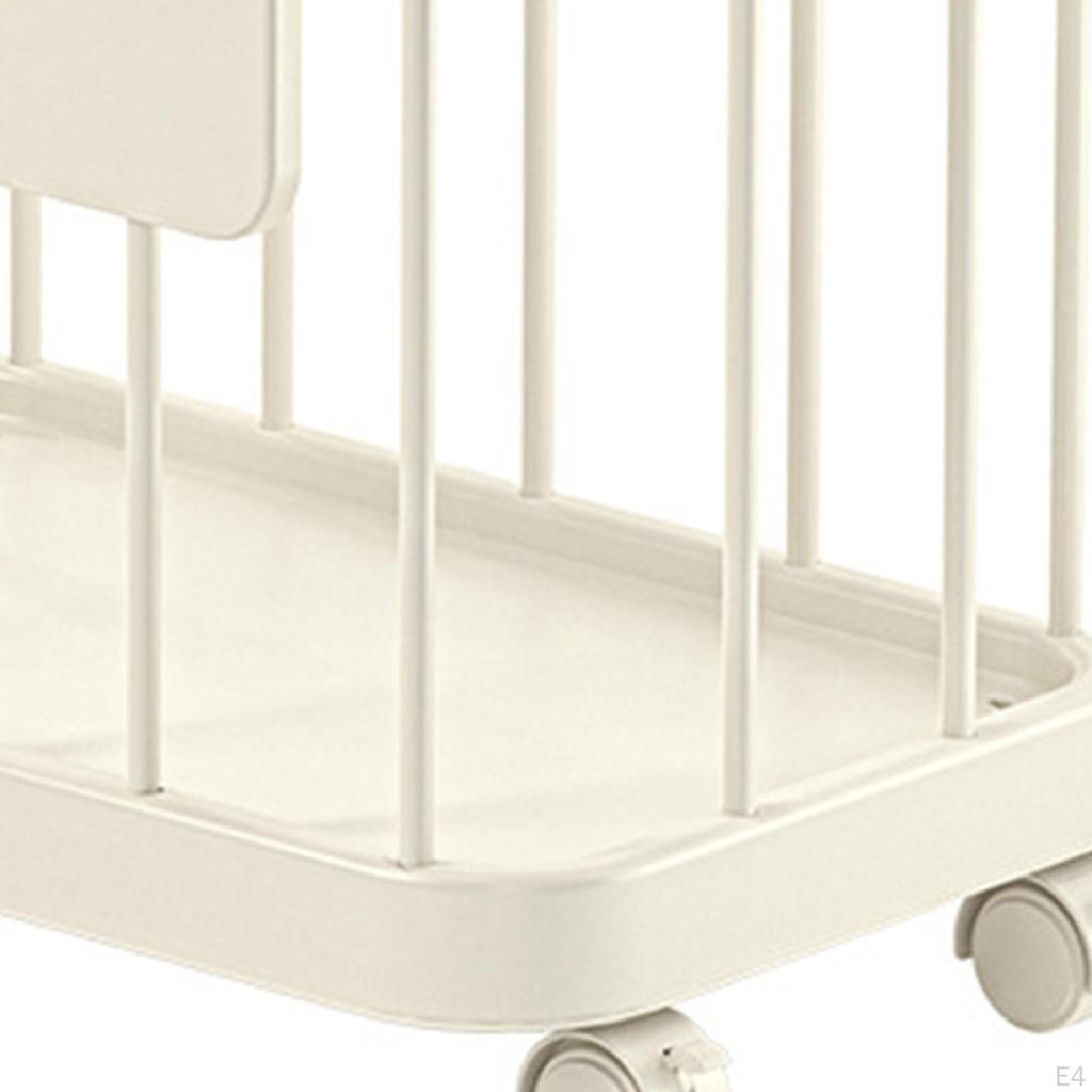 Laundry Basket Dirty Clothes Hamper Cart Rolling for Small Space
