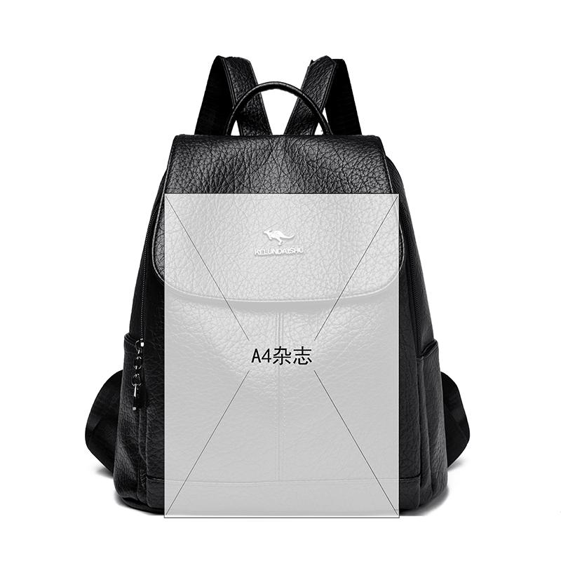 Women Backpack Soft Leather Backpacks for Luxury ClassicTeenage Girls Female School Shoulder Bags for Brand Women 2026 Mochila
