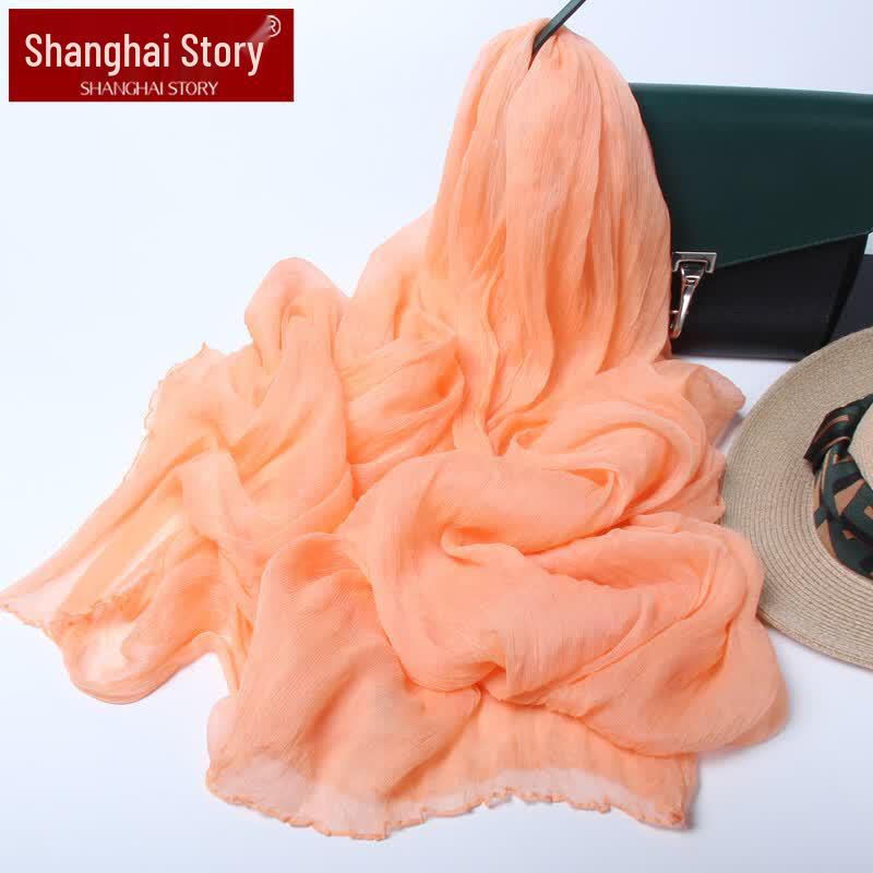 Écharpe et Châle en 100% Soie de Mûrier pour Femme Shanghai Story