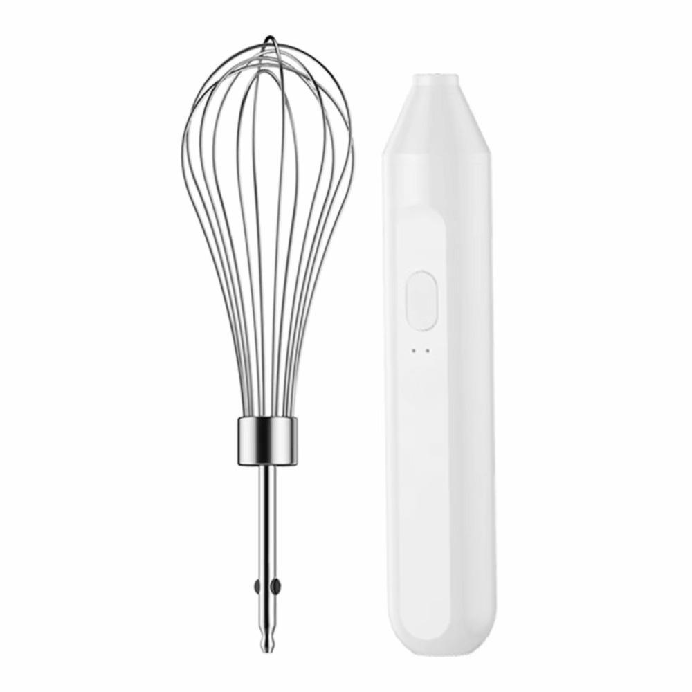 

Handheld Coffee Milk Frother Rechargeable Egg Mixer Mini Electric Egg Whisk Cafe белый