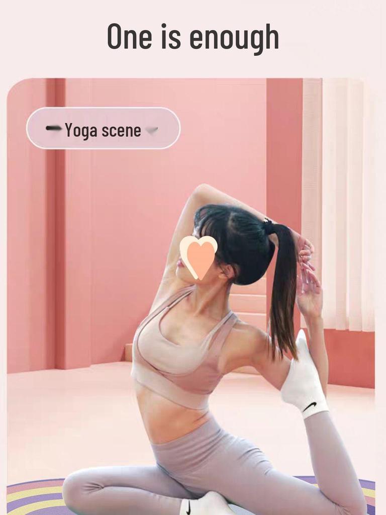 Shock Absorption Yoga & Jump Rope Mat - Thick, Wide, Non-Slip, Soundproof for Home Fitness