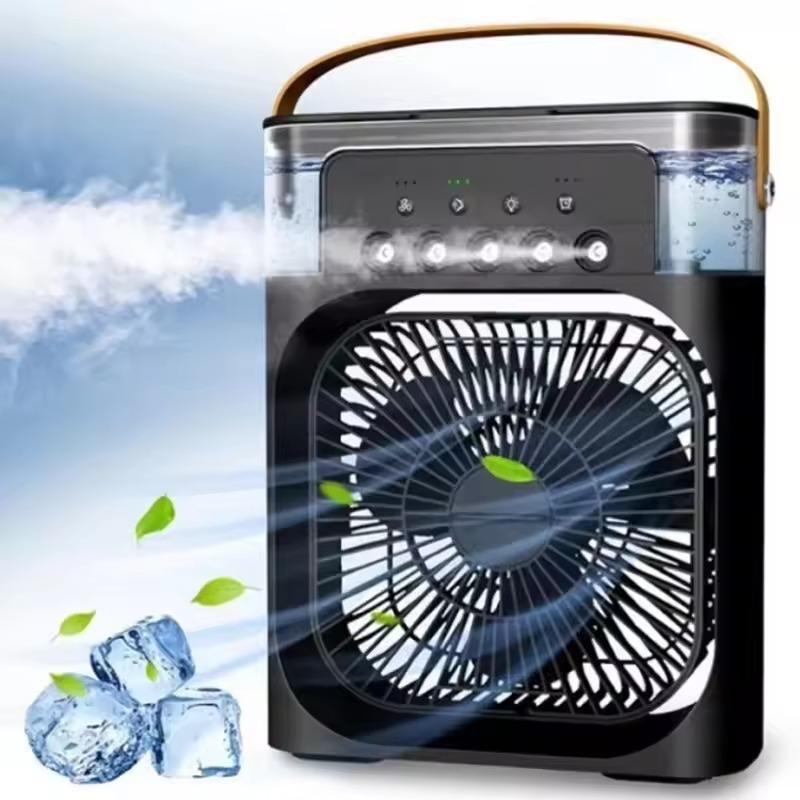 500 ml Su Hazneli Taşınabilir Hava Soğutucu Klima Nemlendirici Sessiz Sis Su Püskürtmeli Fan Ev Oda Kamp Araba Ofis İçin