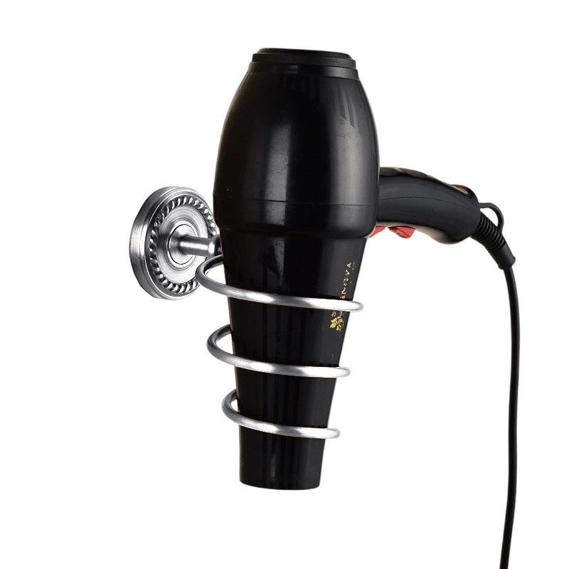 Badezimmer-Handtuchhalter-Set im europäischen Stil, Silber, Vollkupfer