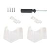 2pcs Clear Door Handles Easy to Install Anti Slip Door Handles Ensuring Secure & Stylish Use High Strength Accessory