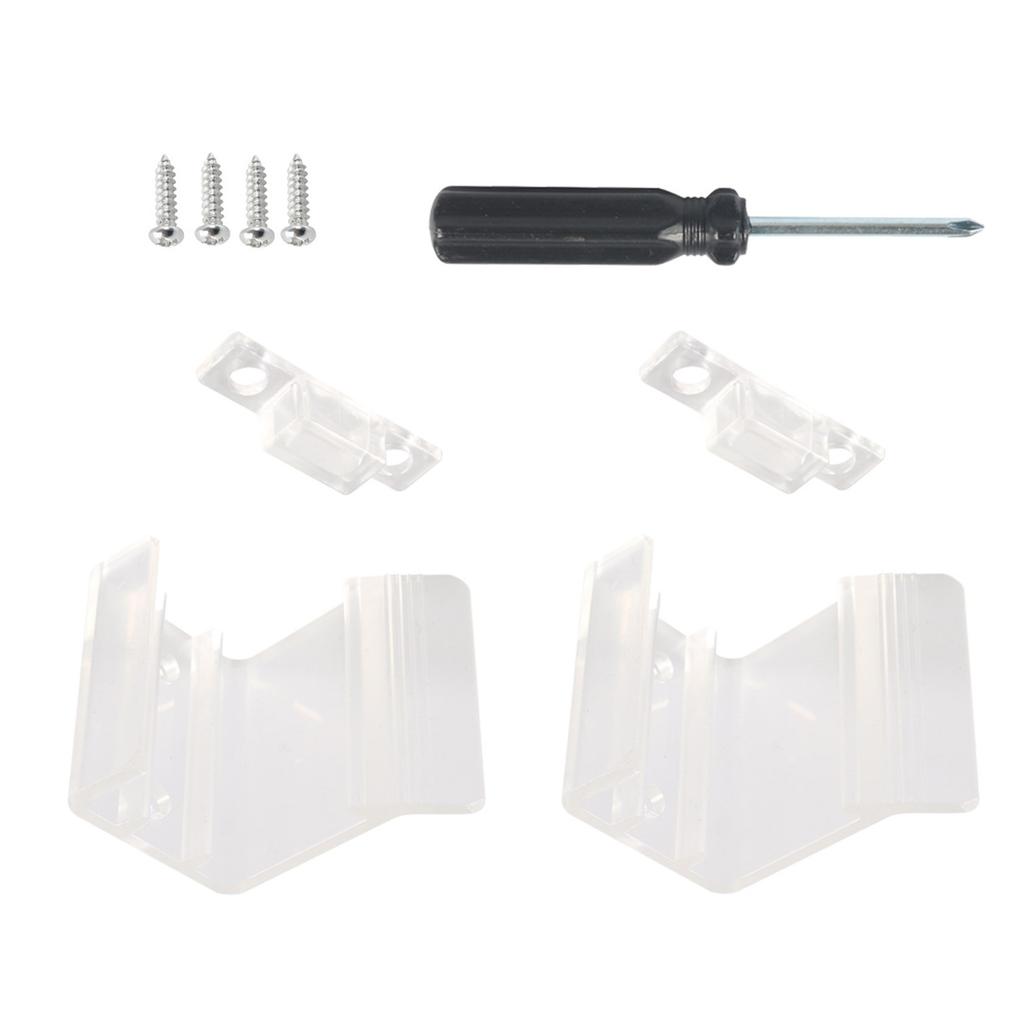 2pcs Clear Door Handles Easy to Install Anti Slip Door Handles Ensuring Secure & Stylish Use High Strength Accessory