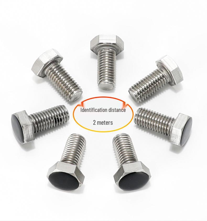UHF RFID 304 Stainless Steel Screw Tag for Equipment Management