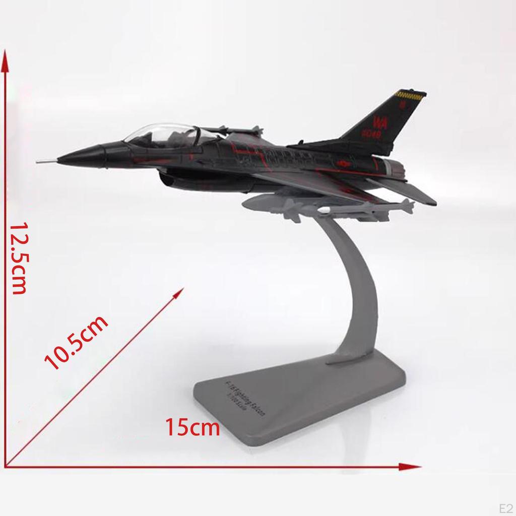 1/100 F16D Flugzeug Modell Kämpfer Legierung Simulation Flugzeug Flugzeug für