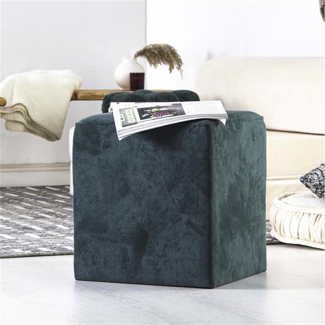 

Пуф Homedius Qube Block из пенопласта Petrol Green