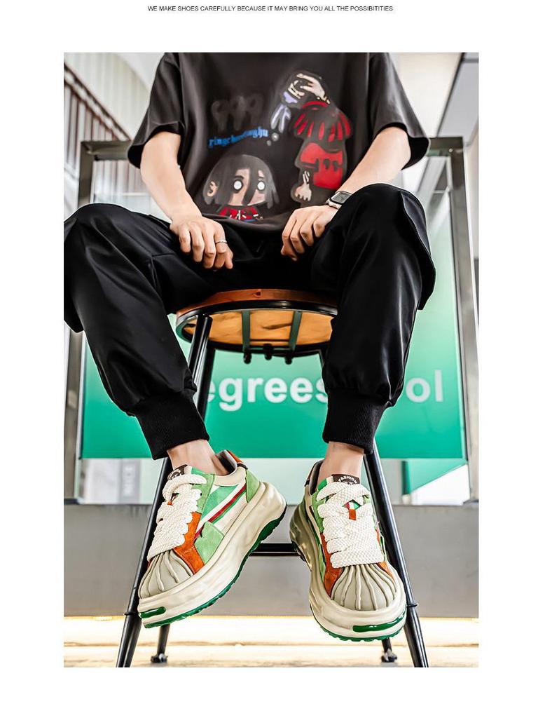 Height-Boosting Summer Platform Sneakers - Trendy, Durable, Low-Top Casual Sports Shoes