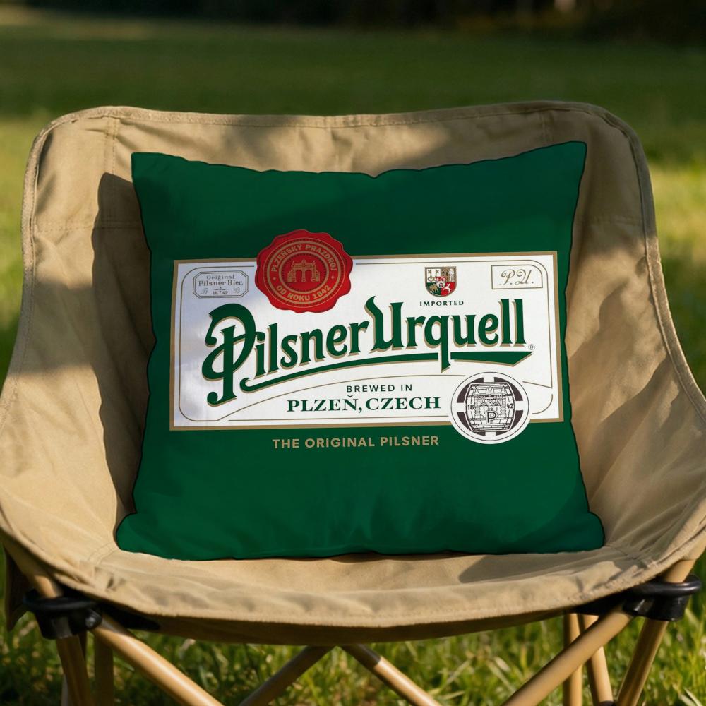 PPilsner UUrquell Cushion Cover Soft Reversible Durable Pillow Cover MultiScene Use for Home Car Daily Comfort