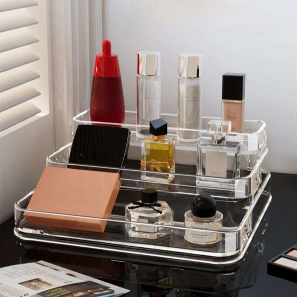 3 Tier Desktop Shelf Cosmetic Aromatherapy Bathroom Makeup Organizer Multifunctional Space Saving Toy Display Rack Home