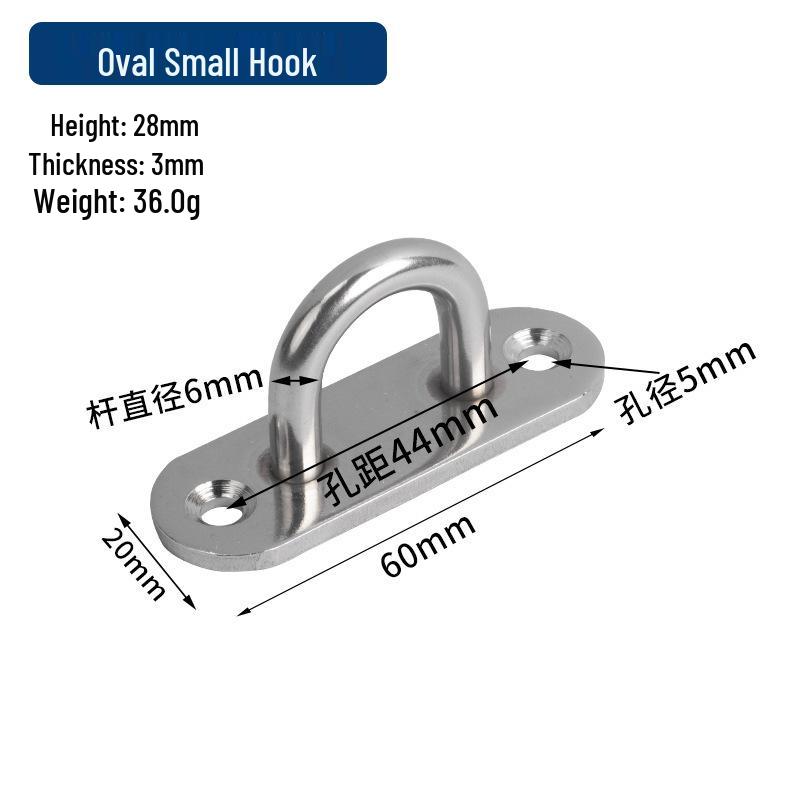Jinrongda Heavy-Duty Stainless Steel Ceiling Hook for Fans