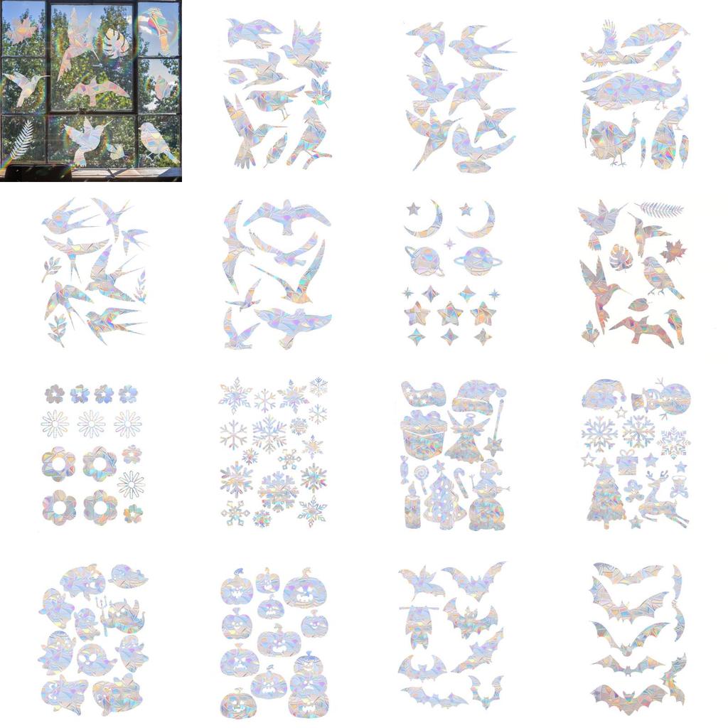 Fjäril Regnbågsprisma Pvc Fönsterdekal För Vardagsrum Och Sovrumsdekor