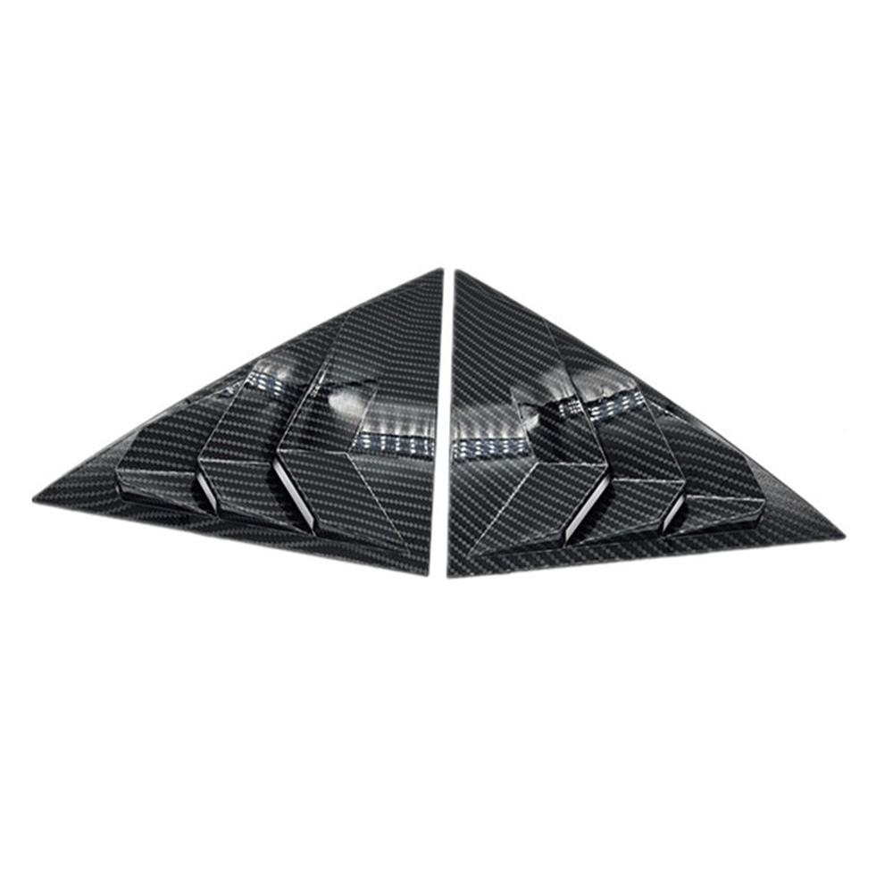 Carbon Fiber Look Side Vent Window Scoop Louver Cover For Honda Accord 7th 2003-
