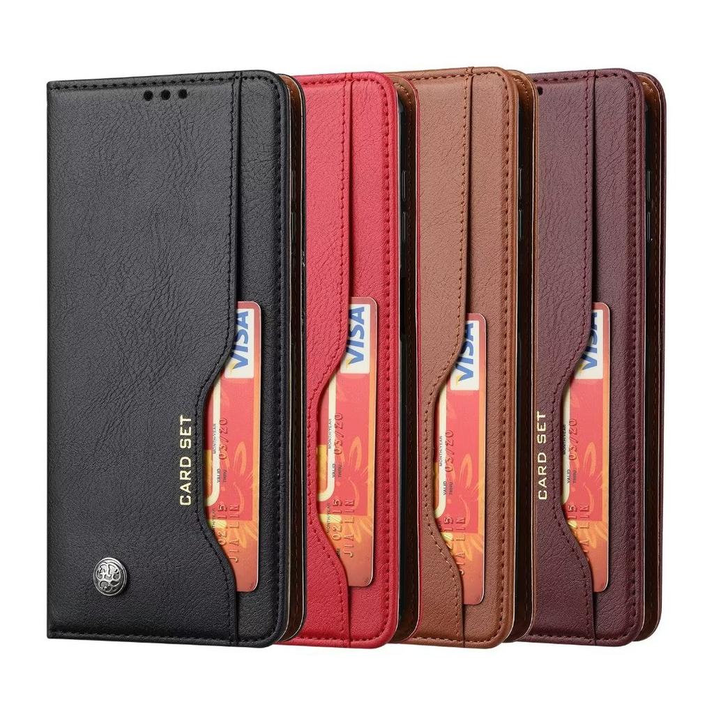 Suitable for Samsung A34 5G Mobile Phone Leather Case A54 5G Solid Color Plug-in Card Leather Pattern Wallet Protective Case A14 5G
