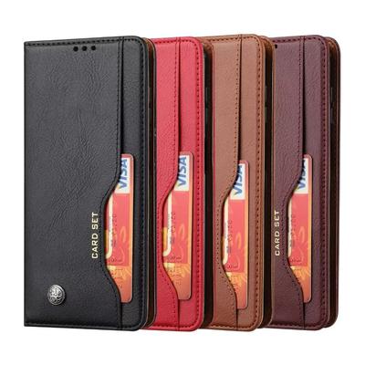 Suitable for Samsung A34 5G Mobile Phone Leather Case A54 5G Solid Color Plug-in Card Leather Pattern Wallet Protective Case A14 5G