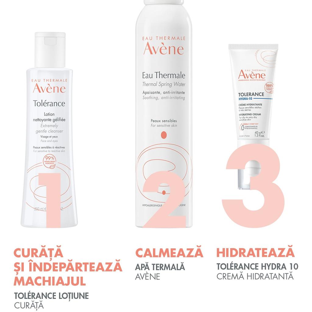 Avene Tolerance Hydra-10 Feuchtigkeitscreme, 40 ml, Beruhigend & Reparierend, Für empfindliche Haut, Langanhaltender Feuchtigkeitsspender
