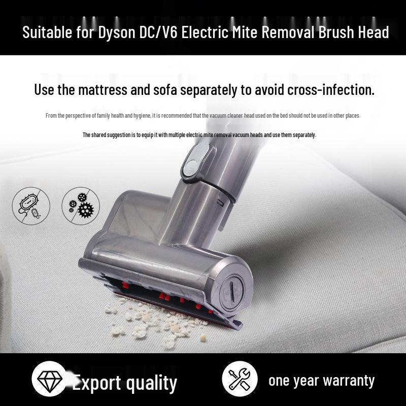 Dyson Cordless Vacuum Mattress Head Dust Mite Brush Attachment for V6 DC59