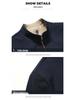 Men's Autumn High-End Business Casual Stand Collar Jacket