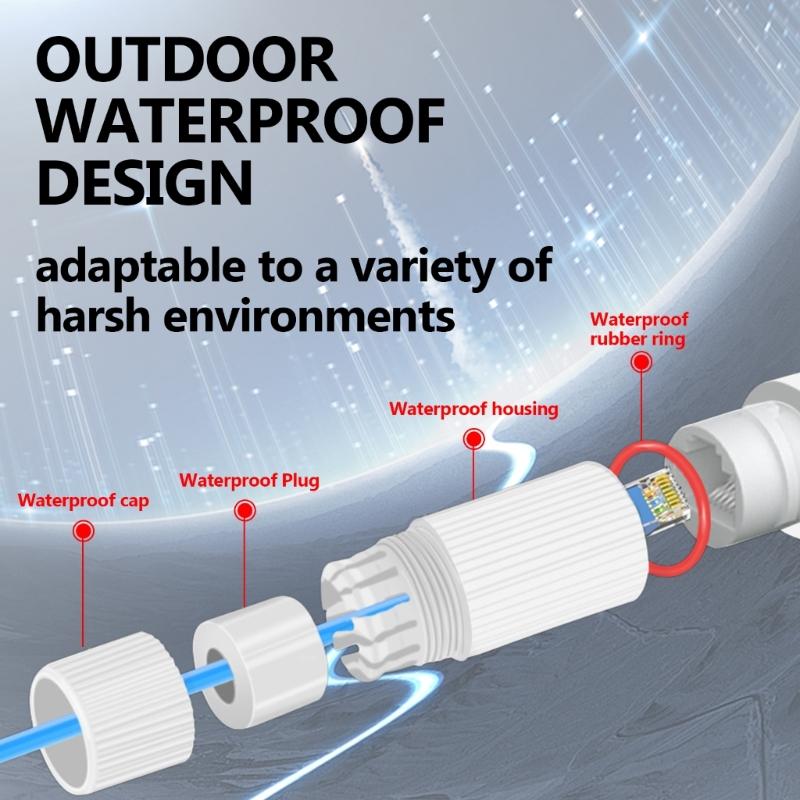 Poe Repeater IP66 Waterproof POE Extenders 10/100Mbps Speed Outdoor Networks Enhancer 1PoE in 1PoE Out Up to 30W