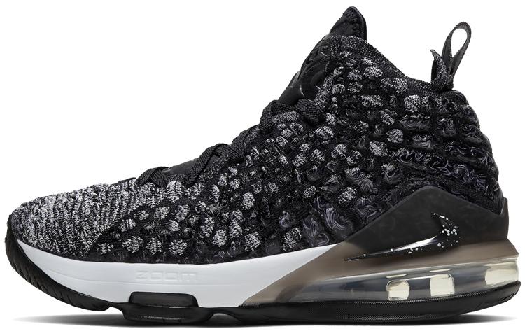 Nike LeBron 17 Black White GS BQ5594-002 37.5