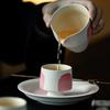 50ml Retro Ru Kiln Pink Ceramic Tea Cup Small Tasting Single Master Cup Handmade Tea Bowl Mugs Chinese Kung Fu Teaset Teaware