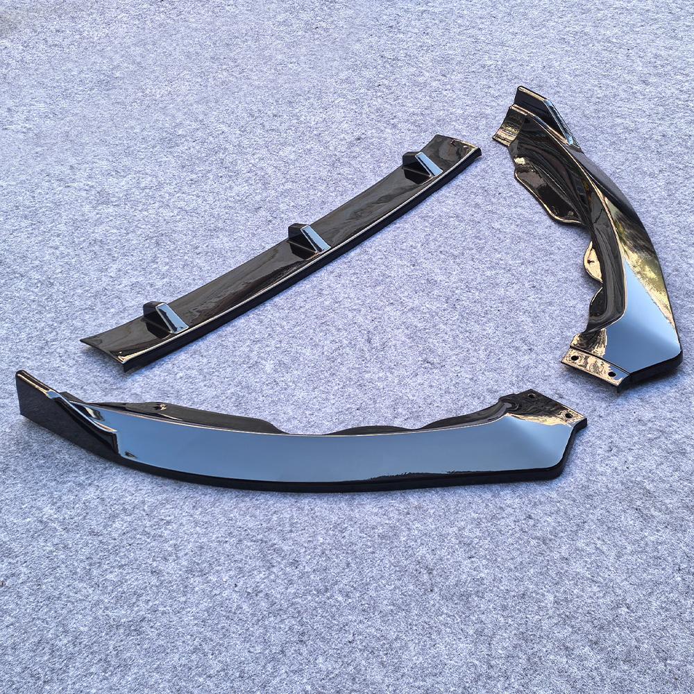 HTTYYX Lesklý černý přední nárazník auta Splitter Lip Diffuser Body Kit Spoiler Guard Pro Ford Mondeo Fusion 2013 2014 2015 2016
