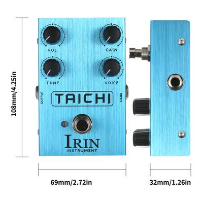 IRIN Overdrive Guitar Effect Pedal Speaker Overload Effect Processor Effector with Tone Gain Volume