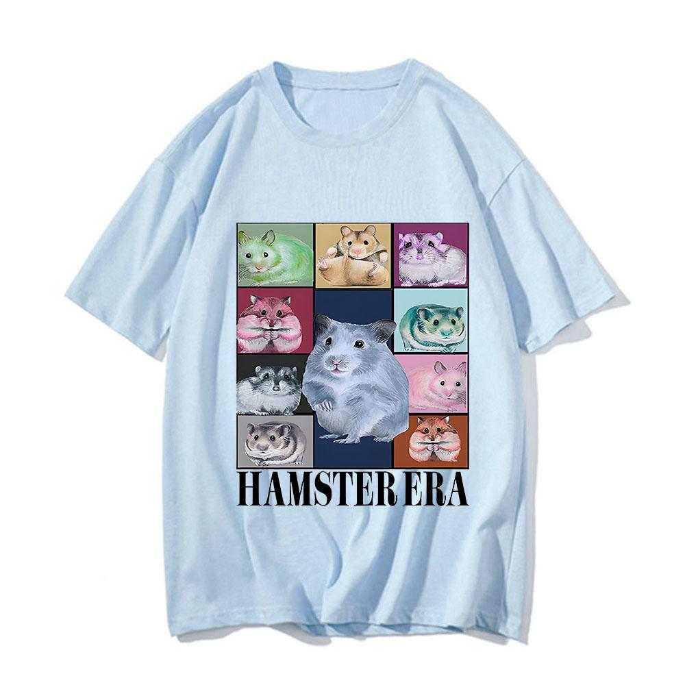 Vtipné tričko Eras Tour s křečkem Retro pánské/dámské tričko Harajuku oblečení Trička Unisex Vintage Kawaii bavlněné topy Grafická trička