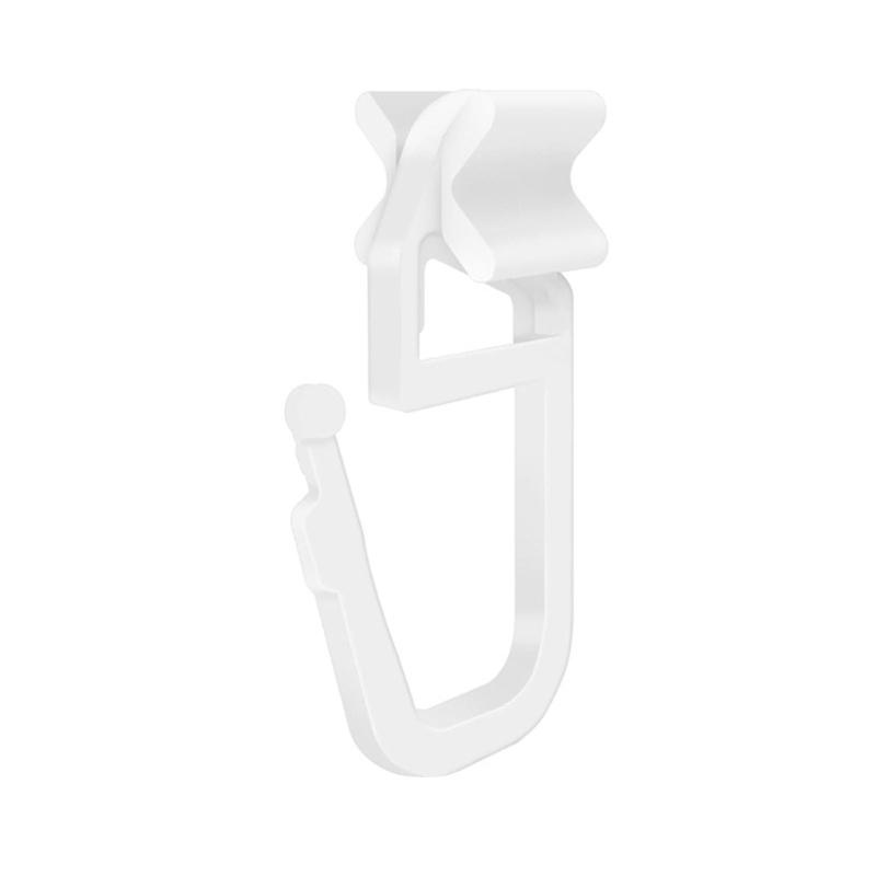 50PCS X Shape Curtain Gliders Curtain Hooks Lockable For Effortlessly Operating On Various Curtain Track