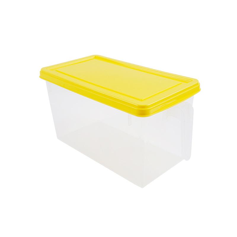 Refrigerator Storage Box, Transparent Freezer Plastic Fruit and Vegetable Preservation Storage Box, Sealed Jar Preservation Storage Box