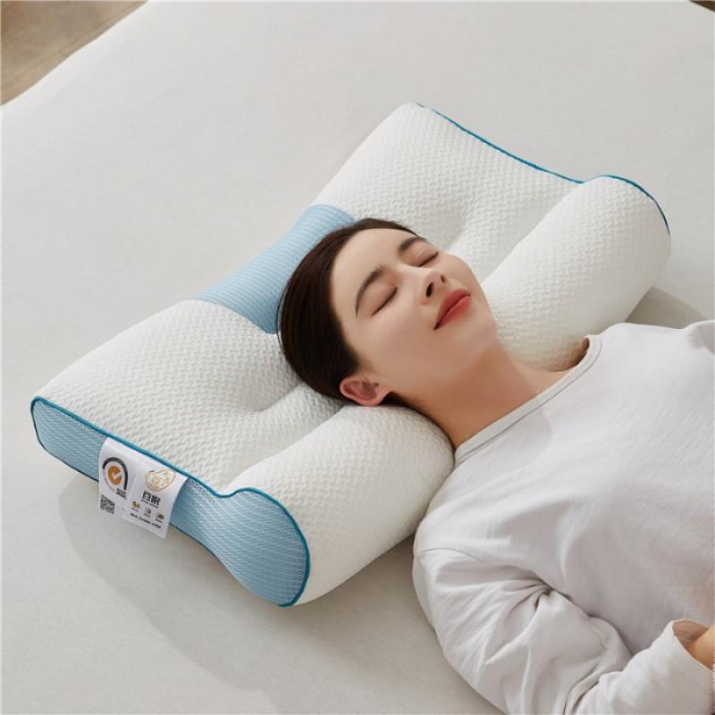 Ergonomic Cervical Support Pillow Neck Pain Relief Sleep Aid Memory Foam Alternative Orthopedic Students Home Use